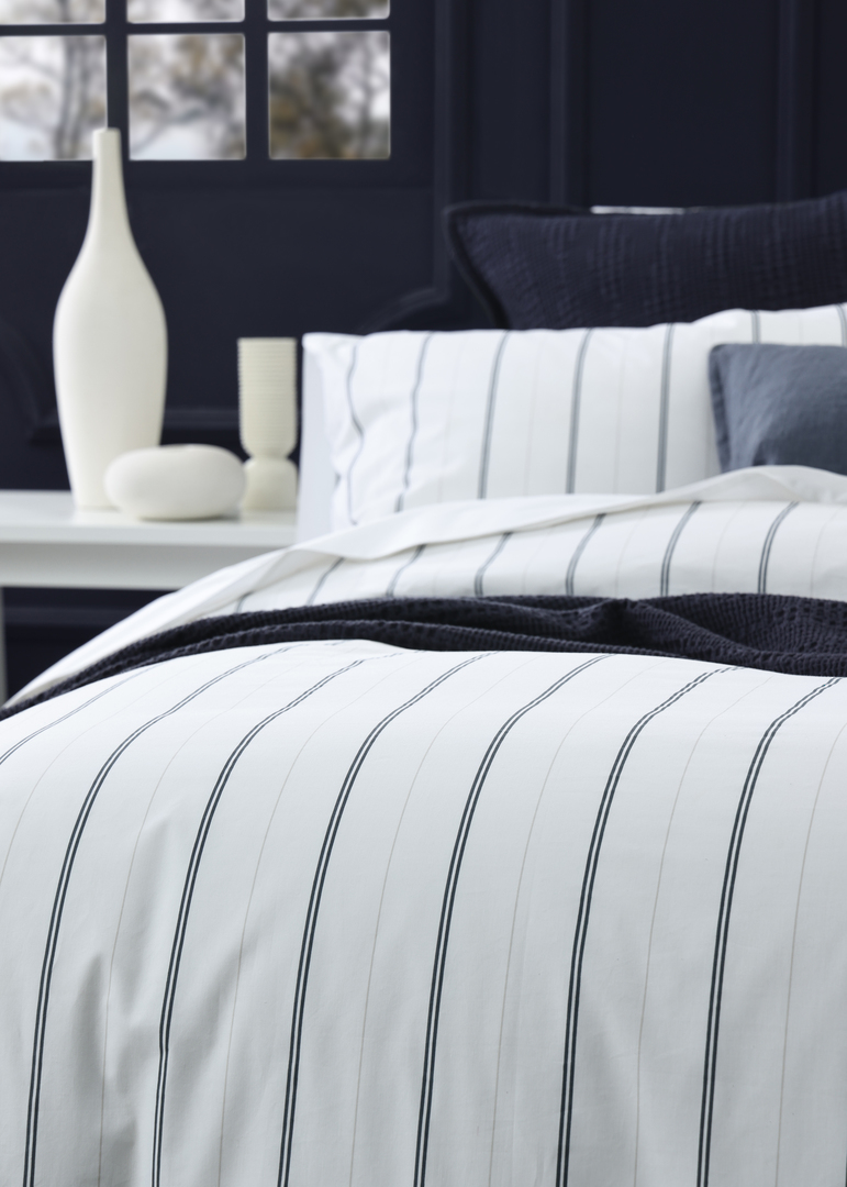 MM Linen | Cape Duvet Set | Bluestone | Optional Matching Extras image 1